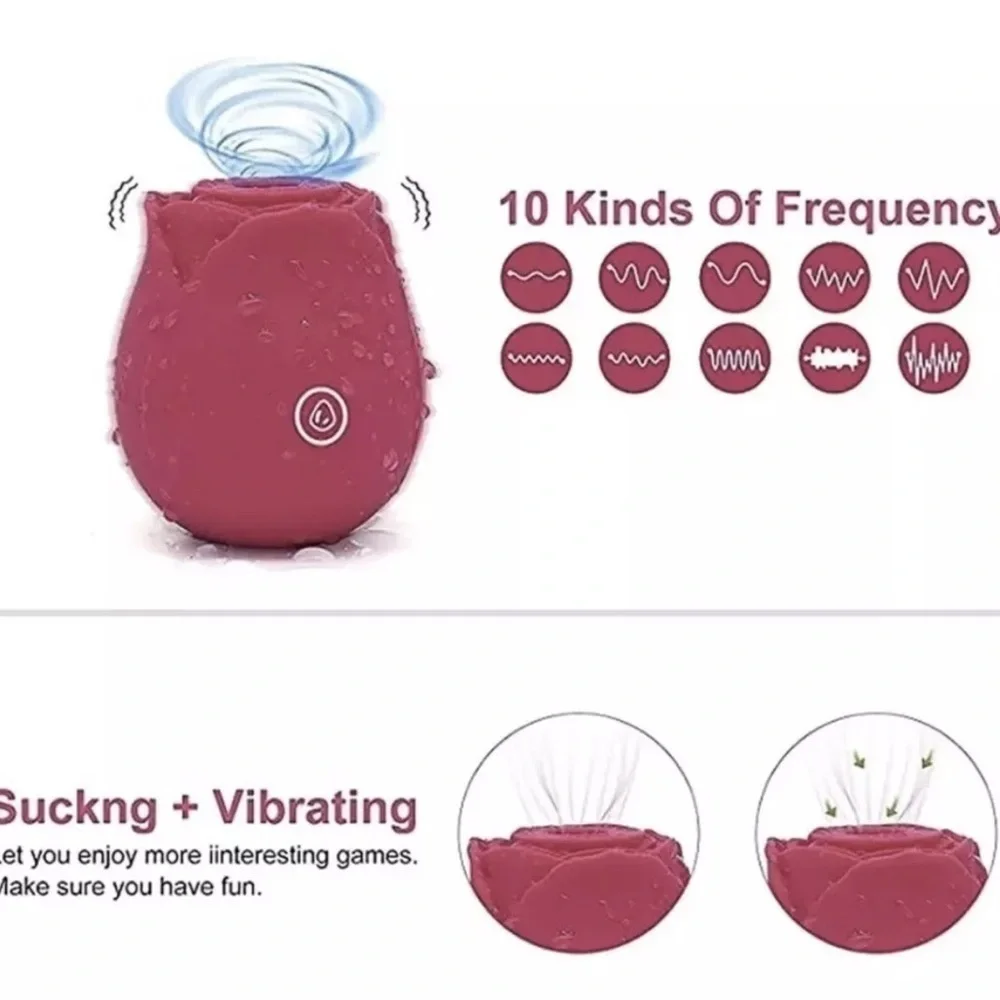 Rose Shaped Mini Massager